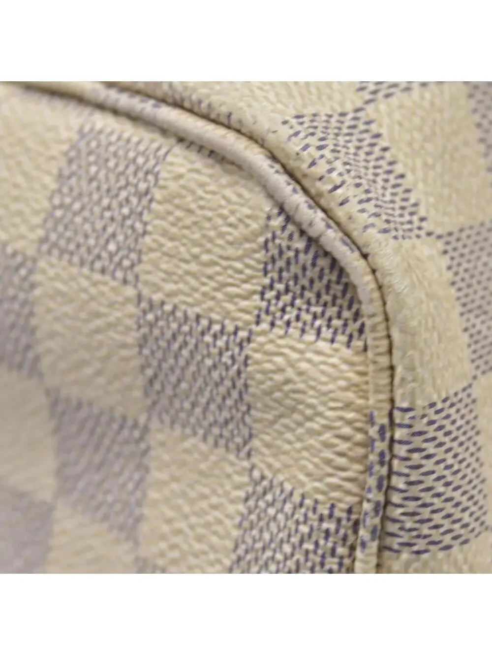 $2170 Louis Vuitton Damier Azur Neo Neverfull MM Rose